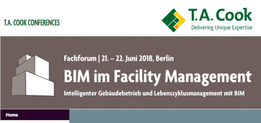 BIM im Facility Management ist das Thema einer zweitägigen Veranstaltung von T.A. Cook im Juni in Berlin