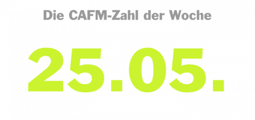 Die CAFM-zahl der Woche ist die 25.05. – das Datum, zu dem die DSGVO final in Kraft tritt