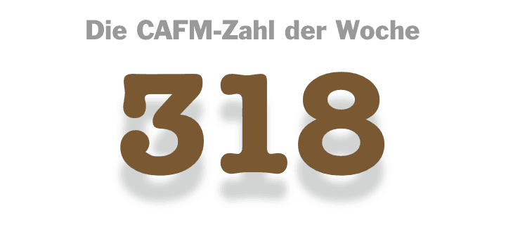 Die CAFM-Zahl der Woche ist die 318 – als Beispiel für die gefühlt zahllosen Werbepartner, die einen im Web auflauern