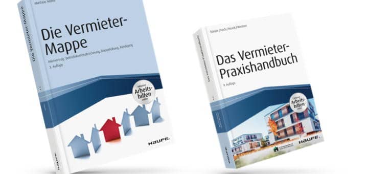 Doppelpack für die Praxis: die beiden Haufe-Ratgeber Das Vermieter Praxishandbuch und Die Vermieter-Mappe