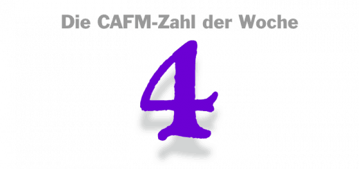 Die CAFM-Zahl der Woche ist die 4 - wegen der Beschwerde von Max Schrems gegen vier Unternehmen, die gegen die DSGVO verklagt haben.