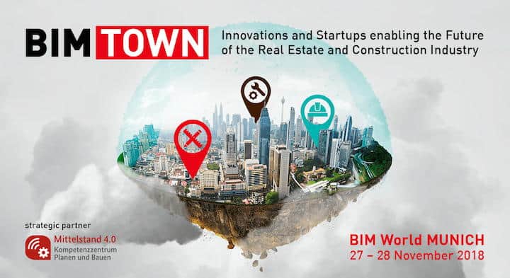 BIM Town nennen die Macher der BIM World Munich ihren Bereich für Start-ups und Innovatoren