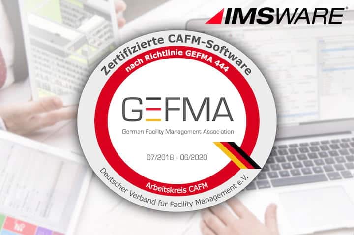 IMSWARE ist zum 5. Mal GEFMA 444 zertifiziert - auch im jüngsten Katalog A15 BIM-Datenverarbeitung
