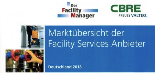 Die Marktübersicht Facility Services Anbieter 2018 ist erschienen