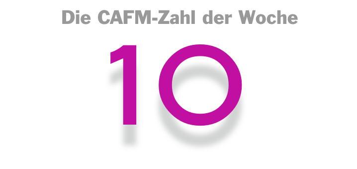 Die CAFM-Zahl der Woche ist die 10, für zehn Tipps zur BIM-Einführung aus der DBZ
