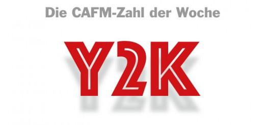 Die CAFM-Zahl der Woche ist heute über Bande gespielt – mit Y2K, der symbolischen Abkürzung für den Millennium-Bug