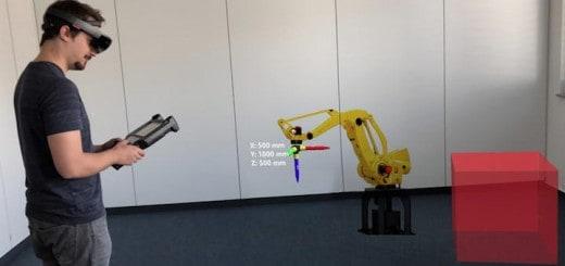 Im neuen Future.Lab entwickelt Speedikon auch Anwendungen für die Arbeit mit Robotern