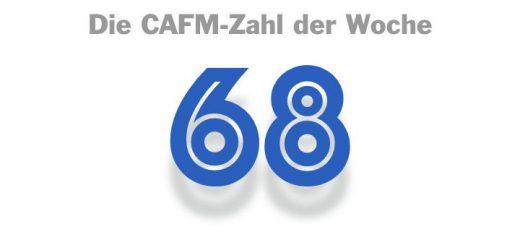 Die CAFM-Zahl der Woche Ist die 68 – so viele CAFM-Hersteller führend die CAFM-News in Ihrer Anbieer-Übersicht auf