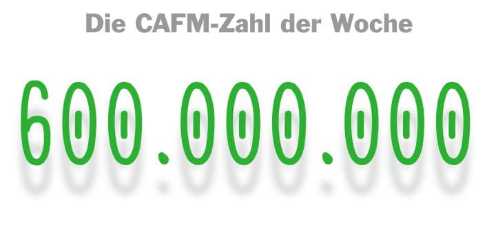 Die CAFM-Zahl der Woche ist die 600.000.000, die Summe, die Google in ein neues Rechenzentrum in Dänemark investieren will