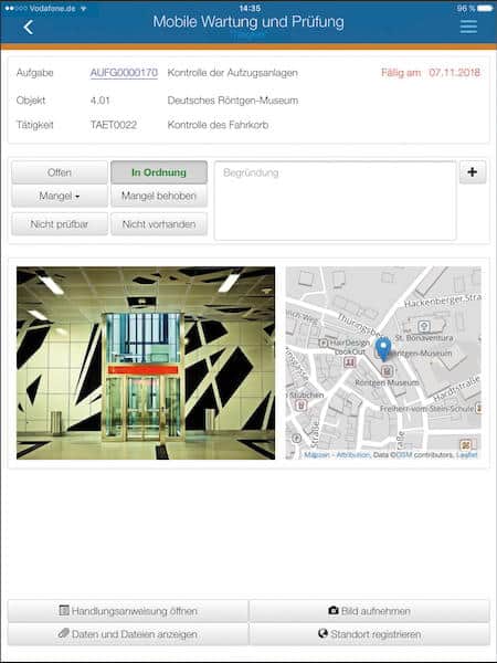 Axians Infoma hat eine App für Liegenschafts- und Gebäudemanagement vorgestellt