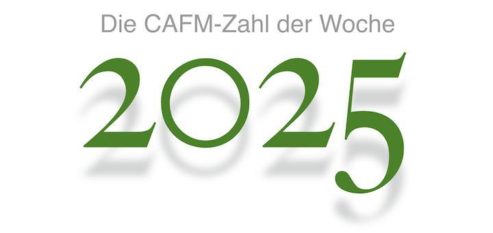 Die CAFM-Zahl der Woche ist die 2025 für die Frage, wo BIM im jenem Jahr stehen wird