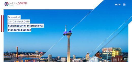 Vom 24. bis 29. März treffen sich die Mitglieder von buildingSMART zum International Standards Summit und dem anschließenden Anwendertreffen in Düsseldorf