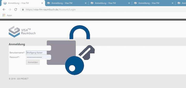 Die CAFM-Software Visa.FM Raumbuch unterstützt jetzt auch Active Directory für Single-Sign-On der Nutzer