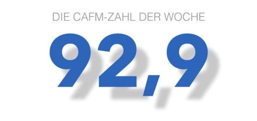 Die CAFM-Zahl der Woche ist die 92,9 für die beste Quote korrekter Antworten bei einem Vergleichstest digitaler Sprachassistenten