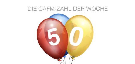Die CAFM-Zahl der Woche ist die 50, weil das Internet heute seinen 50. Geburtstag feiert!