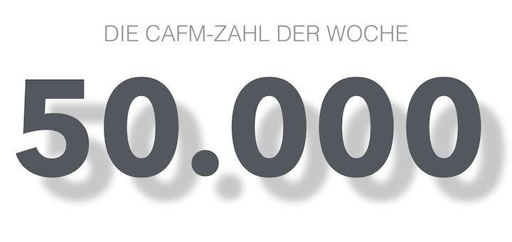 Die CAFM-Zahl der Woche ist die 50.000, weil es bei einer Bank derzeit ab dieser Kreditsumme kostenlos einen RFID-Chip als Implantat dazu gibt
