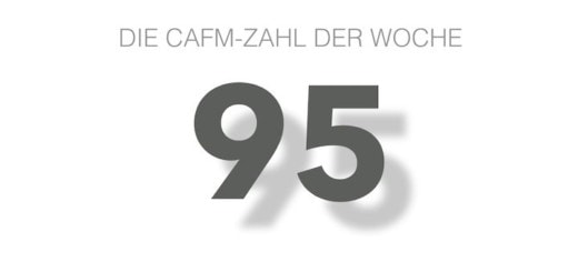 Die CAFM-Zahl der Woche ist die 95, denn 95 Prozent der Deutschen sind skeptisch gegenüber der Möglichkeit, mit dem Handy zu bezahlen.