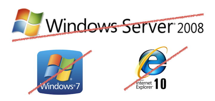 Windows hat den Support für Windows 7, Windows Server 2008 R2 und weitere Produkte eingestellt