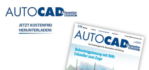 Für eine kurze zeit gibt es die aktuelle Ausgabe des Autocad Magazins kostenlos als PDF zum Download