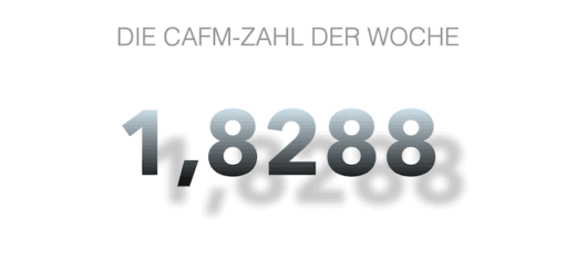 Die CAFM-Zahl der Woche ist die 1,8288 für die Meter, die der Abstand im 6-feet-Office betragen soll