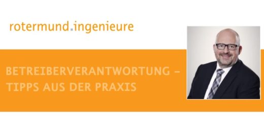 Dirk Wanders von den rotermund.ingenieuren beantwortet auf der Unternehmens-Website fm.ausschreibung Fragen zur Betreiberverantwortung