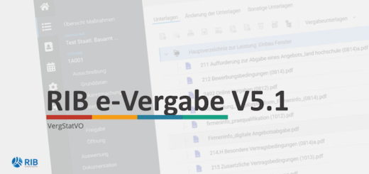 Mit der RIB e-Vergabeplattform iTWO ep können Nutzer ab 10. Oktober an Destatis zu liefernde Statistik-Datenen direkt in der Software erfassen und innerhalb von 60 Tagen übertragen