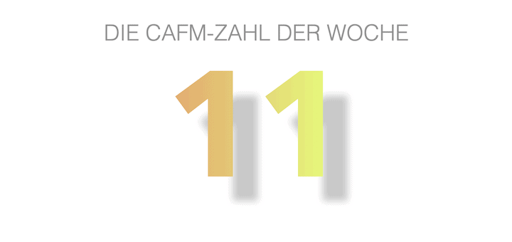 Die CAFM-Zahl der Woche ist die 11 für die Anzahl der Handreichungen, die von der Arbeitsgemeinschaft BIM4INFRA2020 Interessierten zur Verfügung gestellt werden