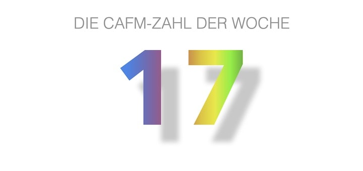 CAFM-Zahl der Woche: 17 - CAFM-News