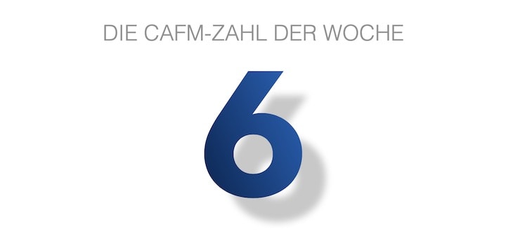 Die CAFM-Zahl der Woche ist die 6 für die sechs BIM-Champions 2021, die allerdings noch gefunden werden müssen
