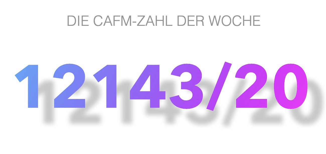 Die CAFM-Zahl der Woche ist die 12143/20 für den EU-Plan,  verschlüsselte Kommunikation mit einem Generalschlüssel für Competent Authorities auszustatten – was auch immer das sein mögen