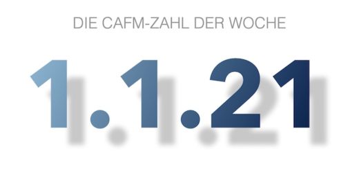Die CAFM-Zahl der Woche ist die 1.1.21 für das Datum, an dem die neue HOAI in Kraft treten wird