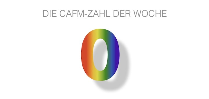 Die CAFM-Zahl der Woche ist die 0 für die (noch) Beitrags-Flaute im Forum der neuen HOAI