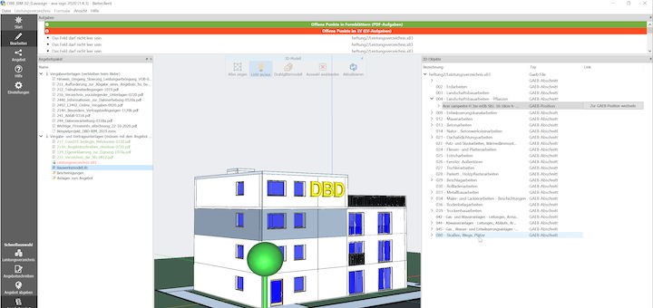 RIB erweitert die e-Vergabe durch die Integration von 3D-BIM-Modellen