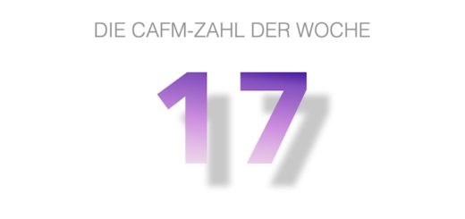 Die CAFM-Zahl der Woche ist die 17 für die 17 Einträge unter dem Suchwort "CAFM" bei Softguide