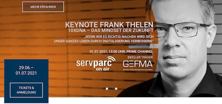 Nun also doch: Wegen Corona findet die Servparc auch dieses als digitales Event statt
