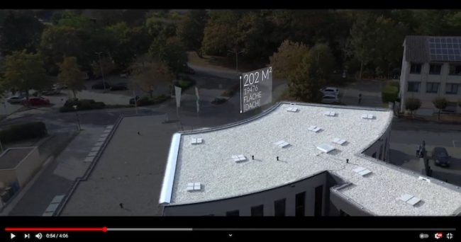 Dachfläche per Drohnen-Flug ermittelt – auch das geht mit Communal FM