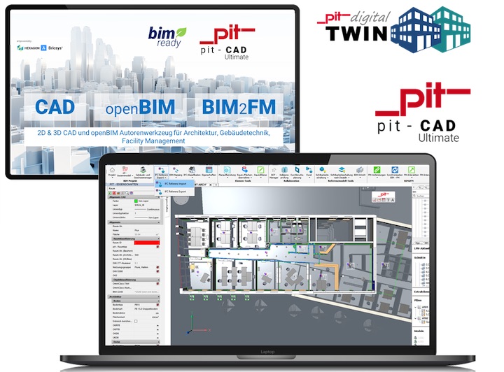 Mit Pit - Cad Ultimate stellt Pit-Cup ein 2D- und 3D-Planungswerkzeug für TGA in BIM-Projekten vor