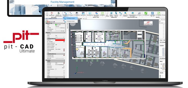 Mit Pit - Cad Ultimate stellt Pit-Cup ein 2D- und 3D-Planungswerkzeug für TGA in BIM-Projekten vor