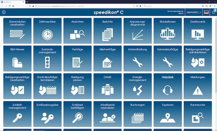 speedikon FM hat eine neue Version ihrer CAFM-Software vorgestellt - speedikon C 2021