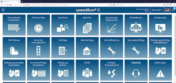 speedikon FM hat eine neue Version ihrer CAFM-Software vorgestellt - speedikon C 2021