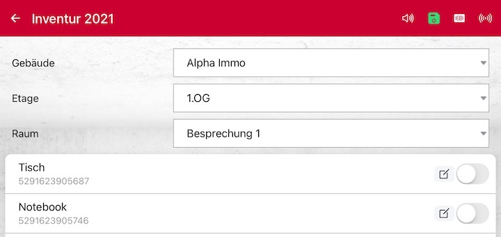 Das Modul Equipment von getFM ist erweitert worden