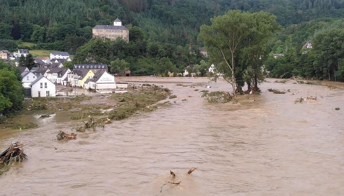 Das Hochwasser hat im Ahrtal massive Überschwemmungen verursacht und riesige Schäden hinterlassen – Foto: Martin Seifert/CnndrBrBr/Wikipedia – Lizenz: CC0
