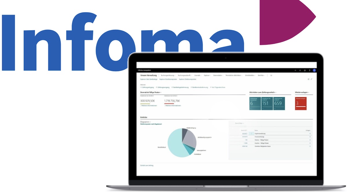 Infoma hat für seine Software newsystem zwei neue Apps vorgestellt