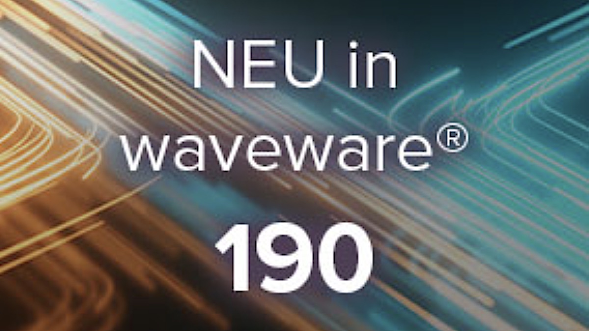 waveware 190 von Loy und Hutz bietet viele Neuerungen, Erweiterungen und Verbesserungen
