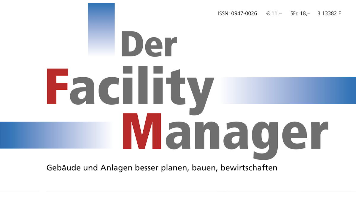 Die aktuelle Ausgabe von Der Facility Manager bietet unter anderem einen Beitrag zu visualisierten Betreiberpflichten in SAP und einen zu Hygiene in Aufzügen