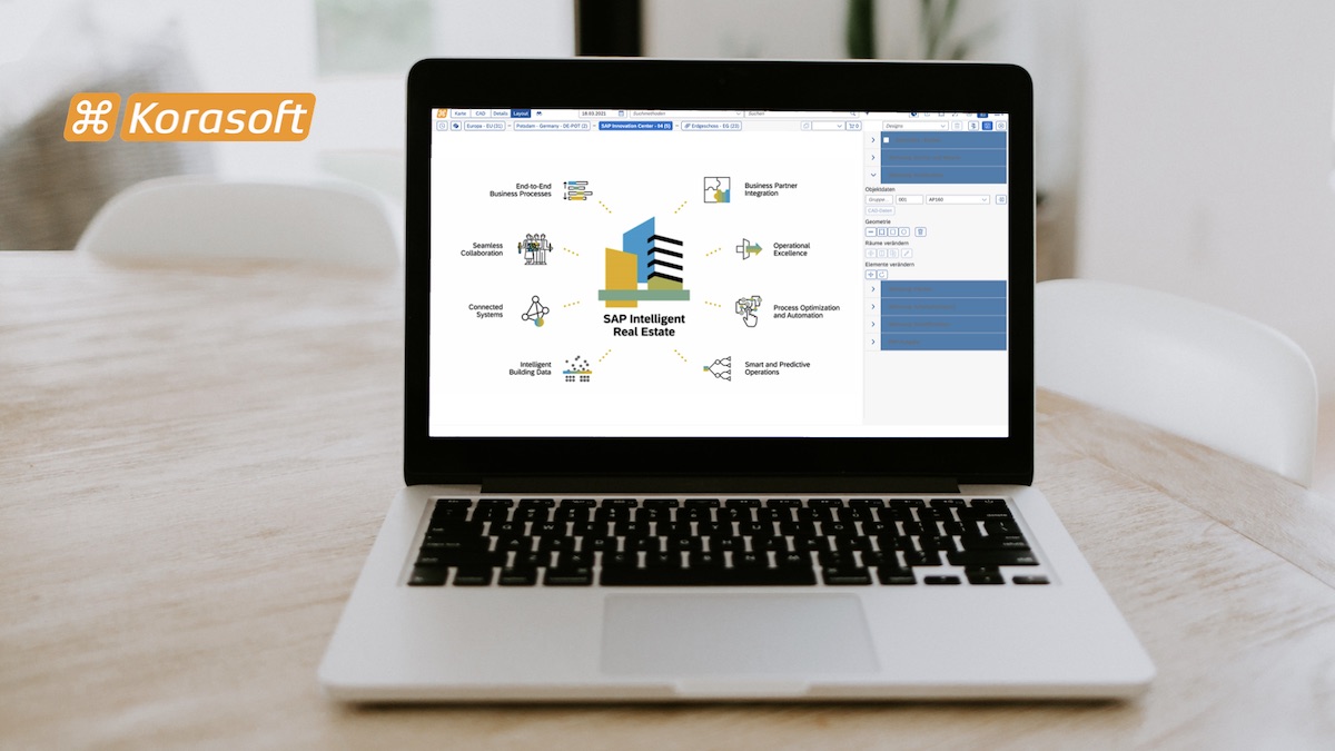 Die jüngste Generation von Korasoft-Lösungen ist bereits vollständig interoperabel mit dem kommenden SAP Intelligent Real Estate