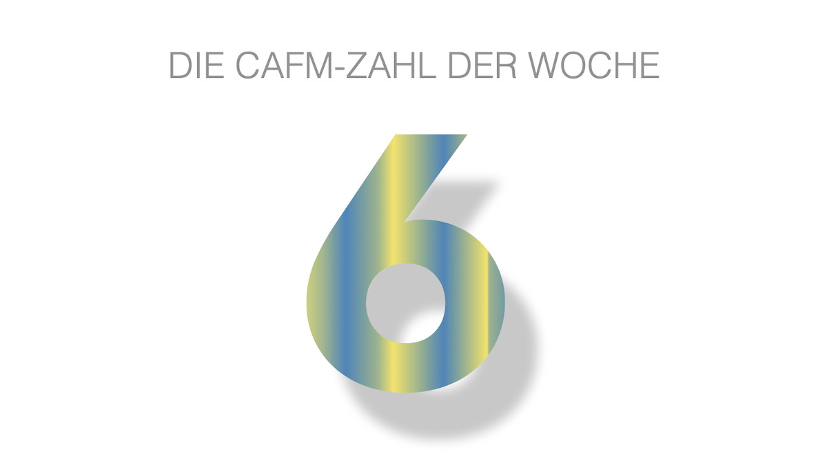 Die CAFM-Zahl der Woche ist die 6 für die sechs Wochen, die die Stadt Schwerin bereits gegen die Folgen eines Hackerangriffs auf ihre IT kämpft