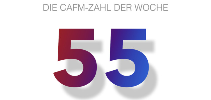 Die CAFM-Zahl der Woche ist die 55 für die Anzahl der IT-Systeme, die laut Prof. Rotermund für das Gebäudemanagement hierzulande im Einsatz sind