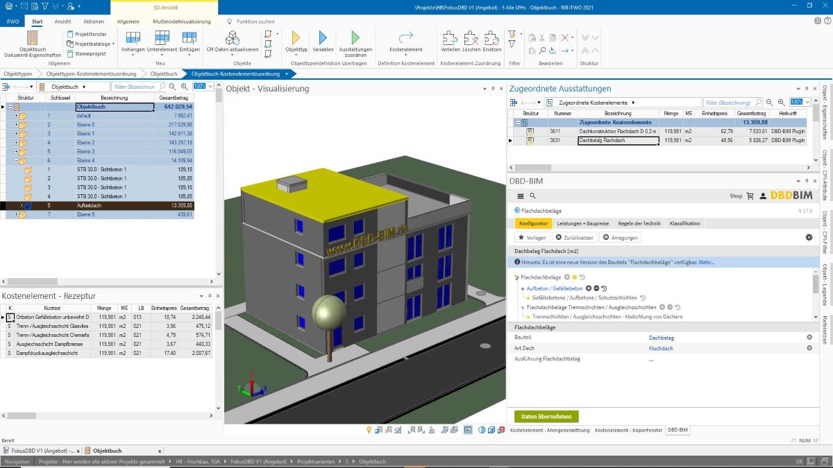 Mit der jüngsten Version iTWO 2022 erhöht RIB die Durchgängigkeit in der Produktfamilie für das Bauen und BIM