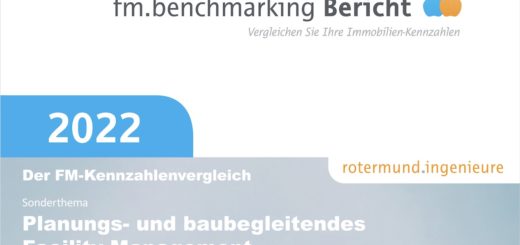 Der jetzt erschienene fm.benchmarking Bericht 2022 umfasst 16 Gebäudetypen und 112 Mio. qm BGF – Abbildung: rotermund.ingenieure
